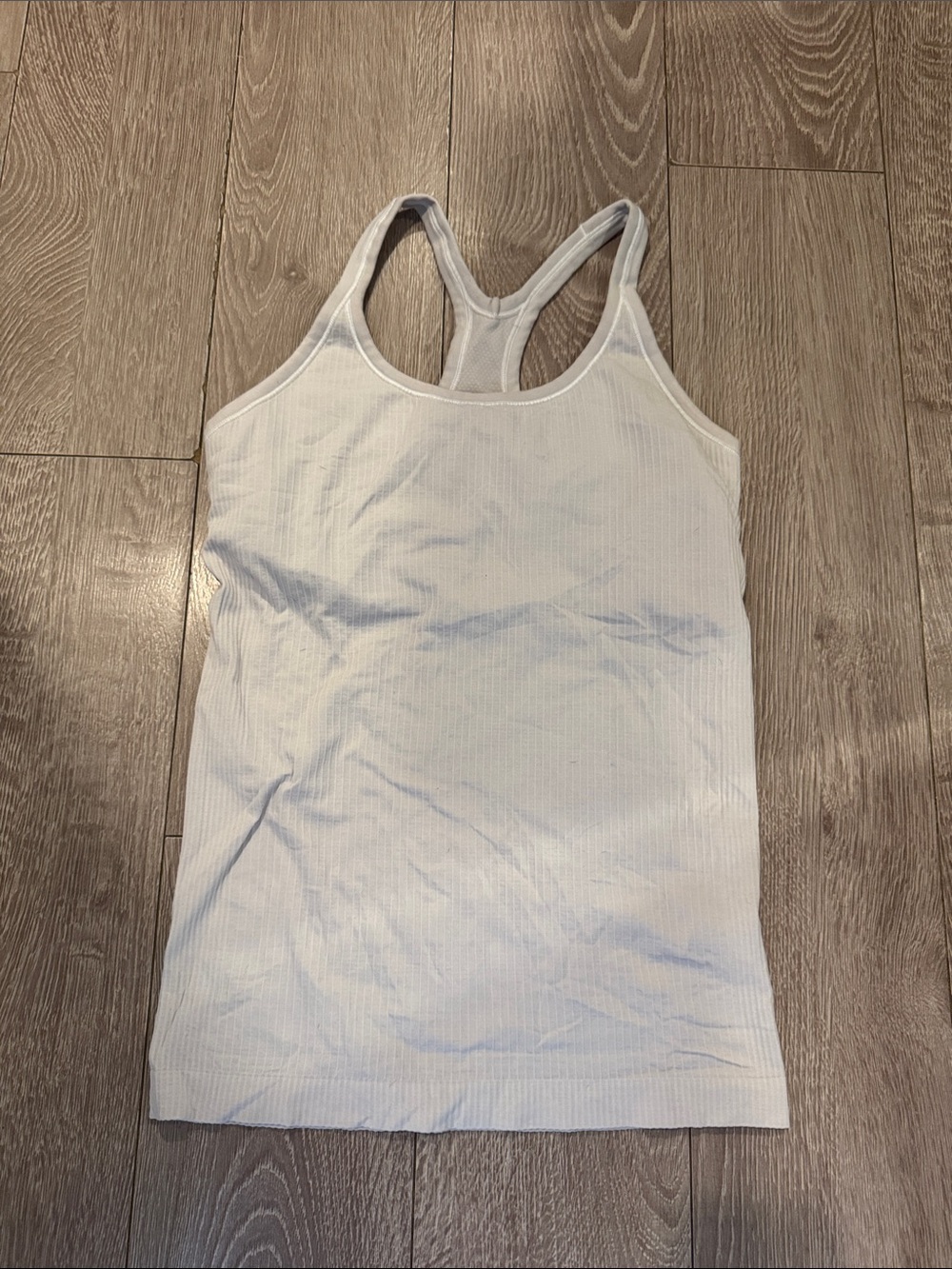 Lululemon White Racerback Tank Top - Women